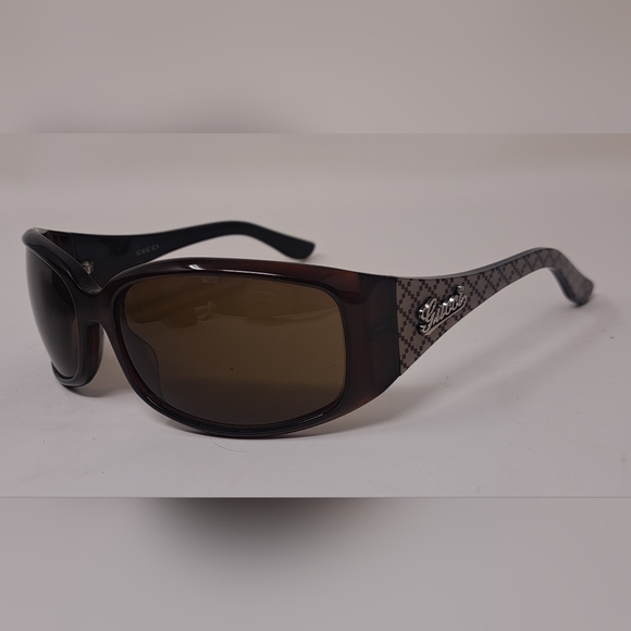 Gucci Sunglasses Monogram Wrap Brown Unisex GG3032/N/S  61-16-115 - Picture 10 of 14
